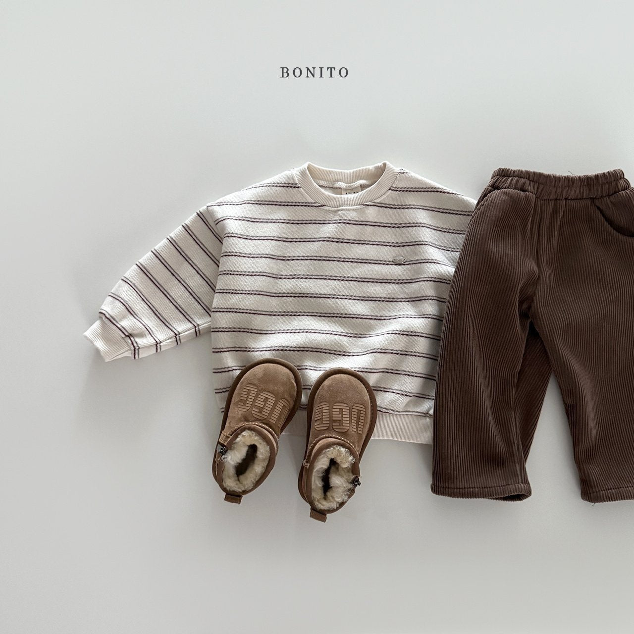 【予約】papaya st knit mtm  /  bonito (12M-JM)