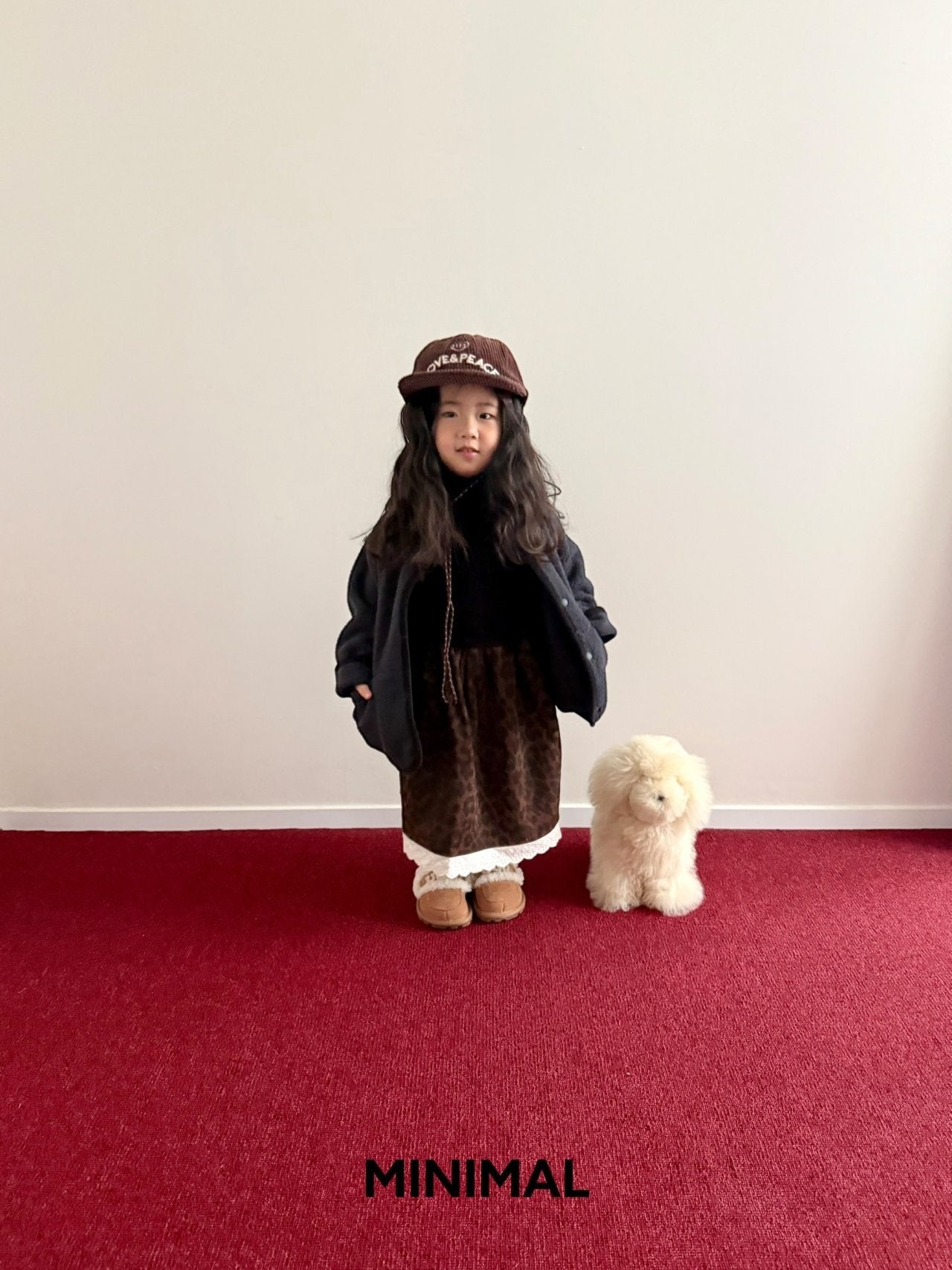 【予約】leopard lace skirt  / minimal (S-JM)