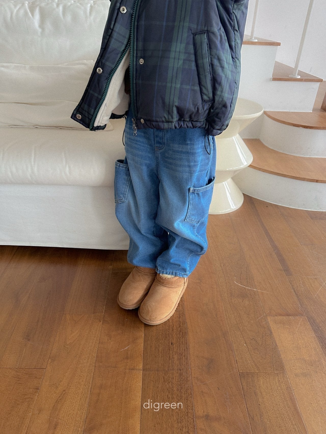 【予約】Tilt pocket denim  /  digreen(S-XXL)