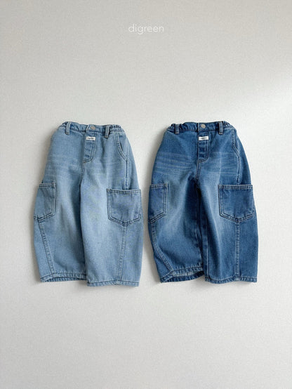 【予約】Tilt pocket denim  /  digreen(S-XXL)