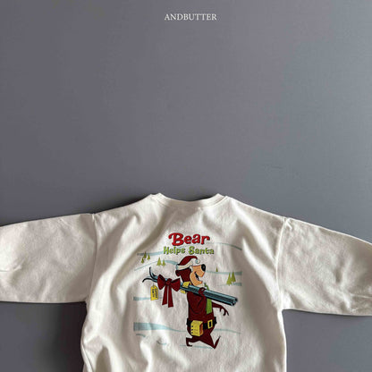 【予約】Santa Bear Tee /  andbutter (S-JM)