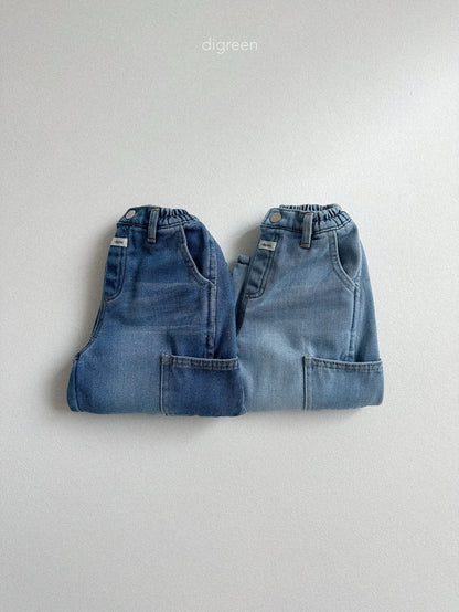 【予約】Tilt pocket denim  /  digreen(S-XXL)