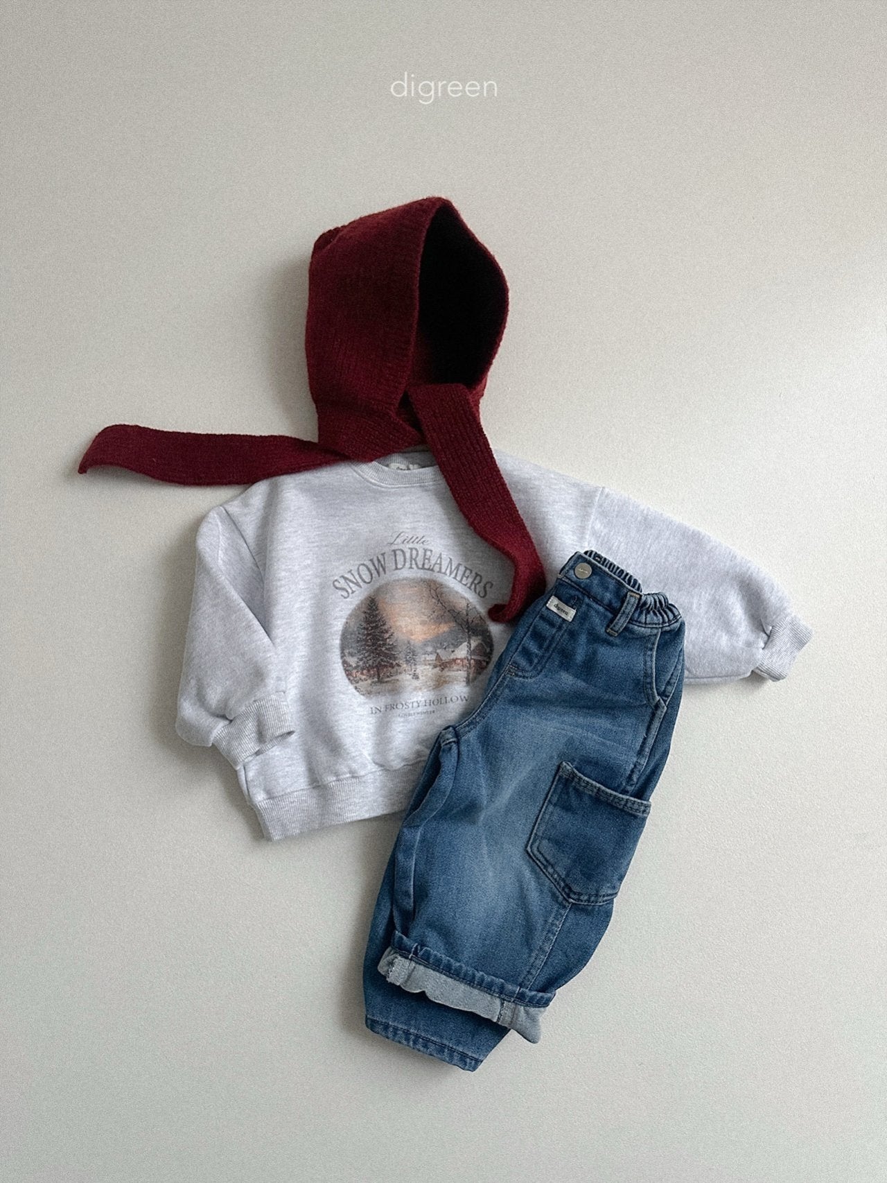 【予約】Tilt pocket denim  /  digreen(S-XXL)