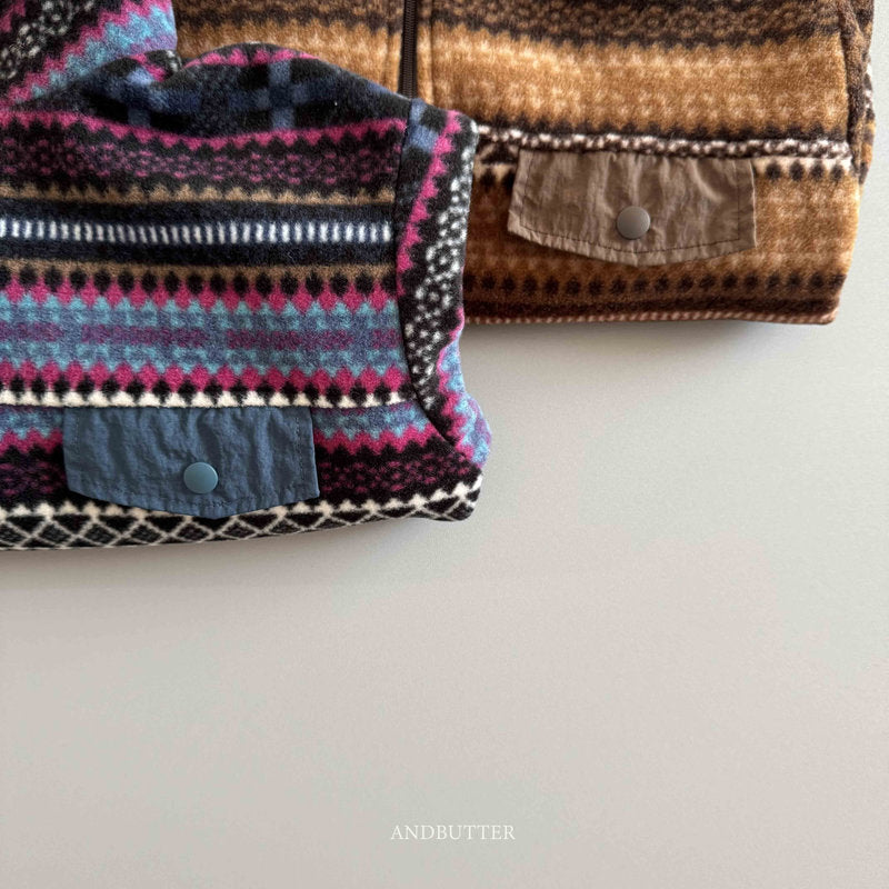 【予約】Patagon Pocket Fleece  /  andbutter (S-JM)