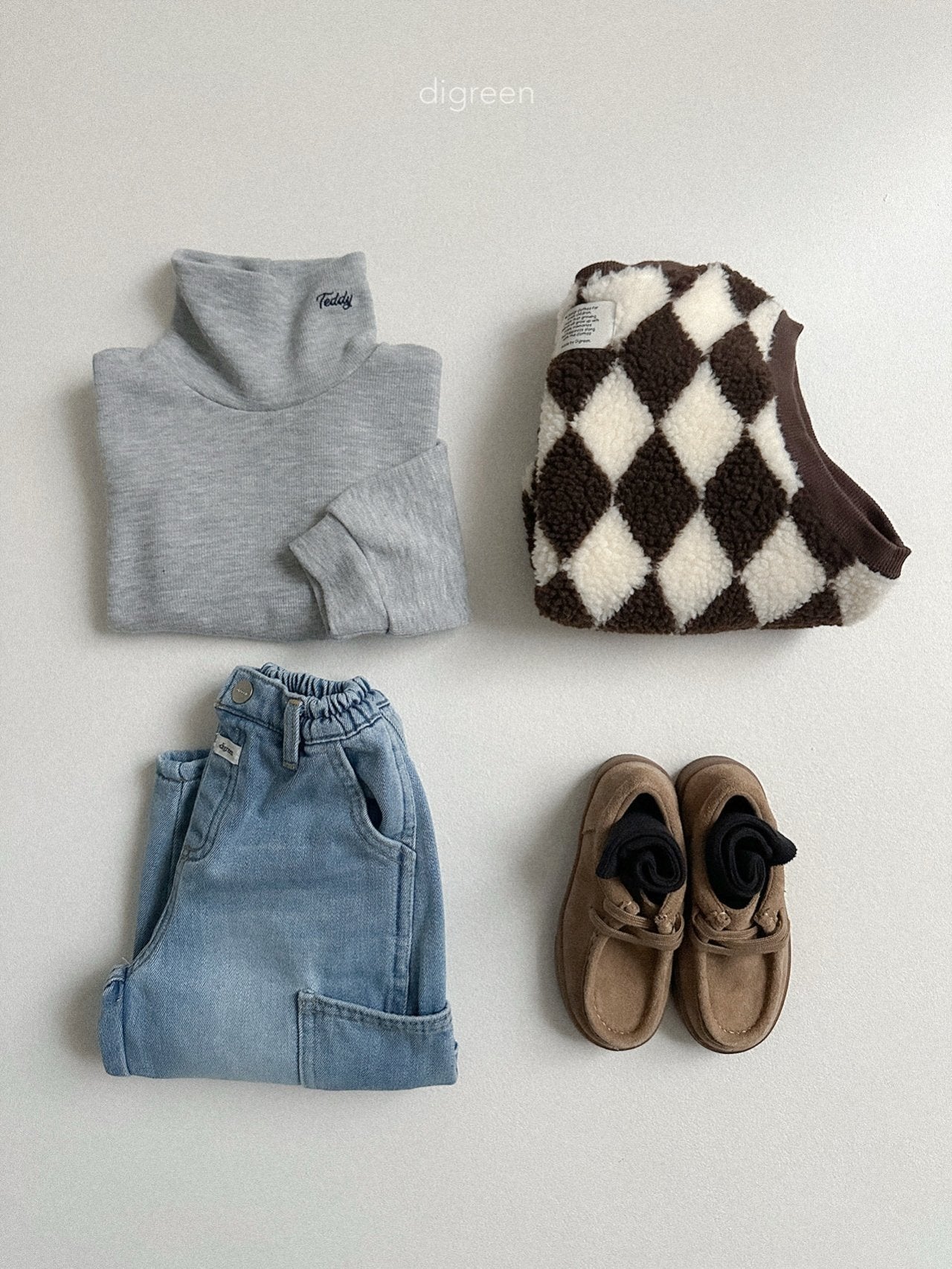 【予約】Tilt pocket denim  /  digreen(S-XXL)