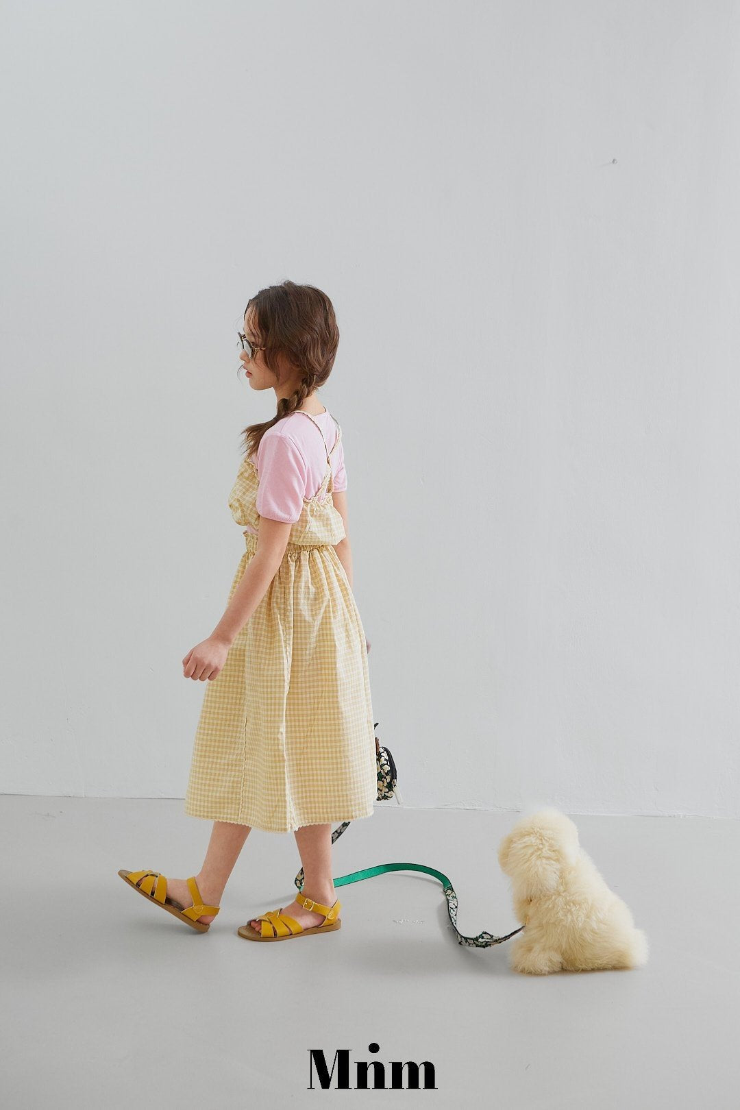 【予約】check lace skirt / minimal S-JM