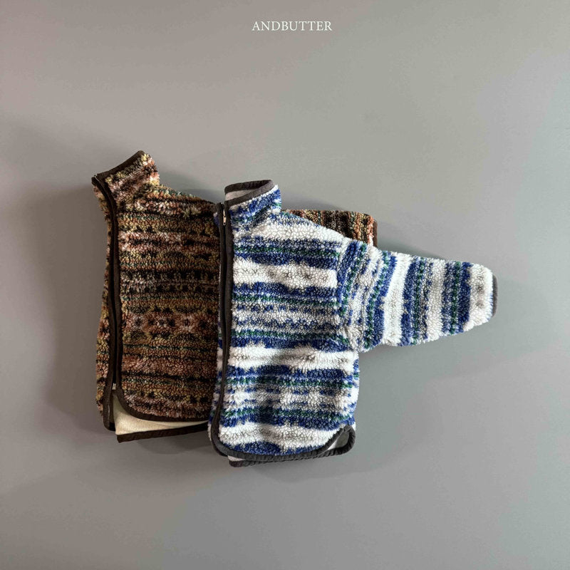 【予約】Nordic Line Jumper   /  andbutter (S-JM)