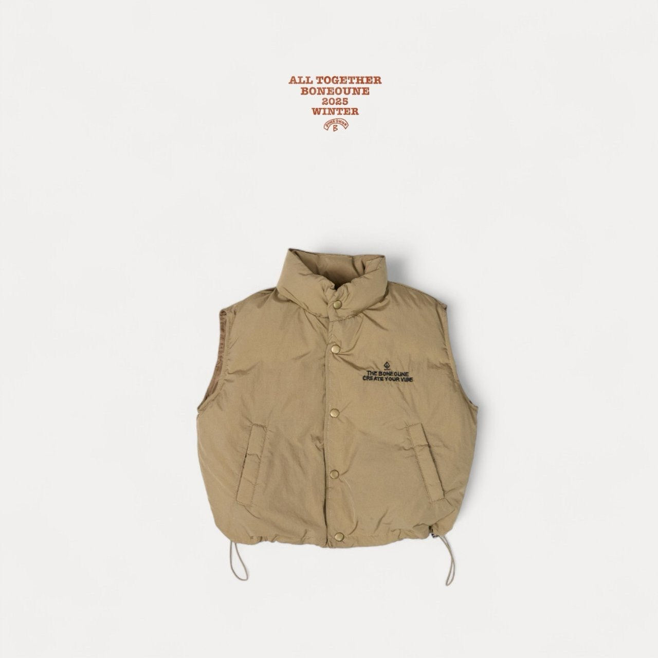 【予約】you are duck down vest / boneoune (XS-JL)