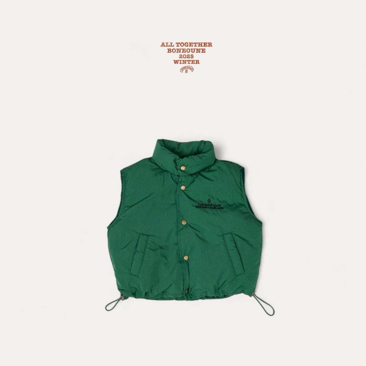 【予約】you are duck down vest / boneoune (XS-JL)