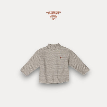 【予約】tami stripe polo T  / boneoune (XS-JL)