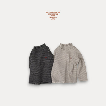 【予約】tami stripe polo T  / boneoune (XS-JL)