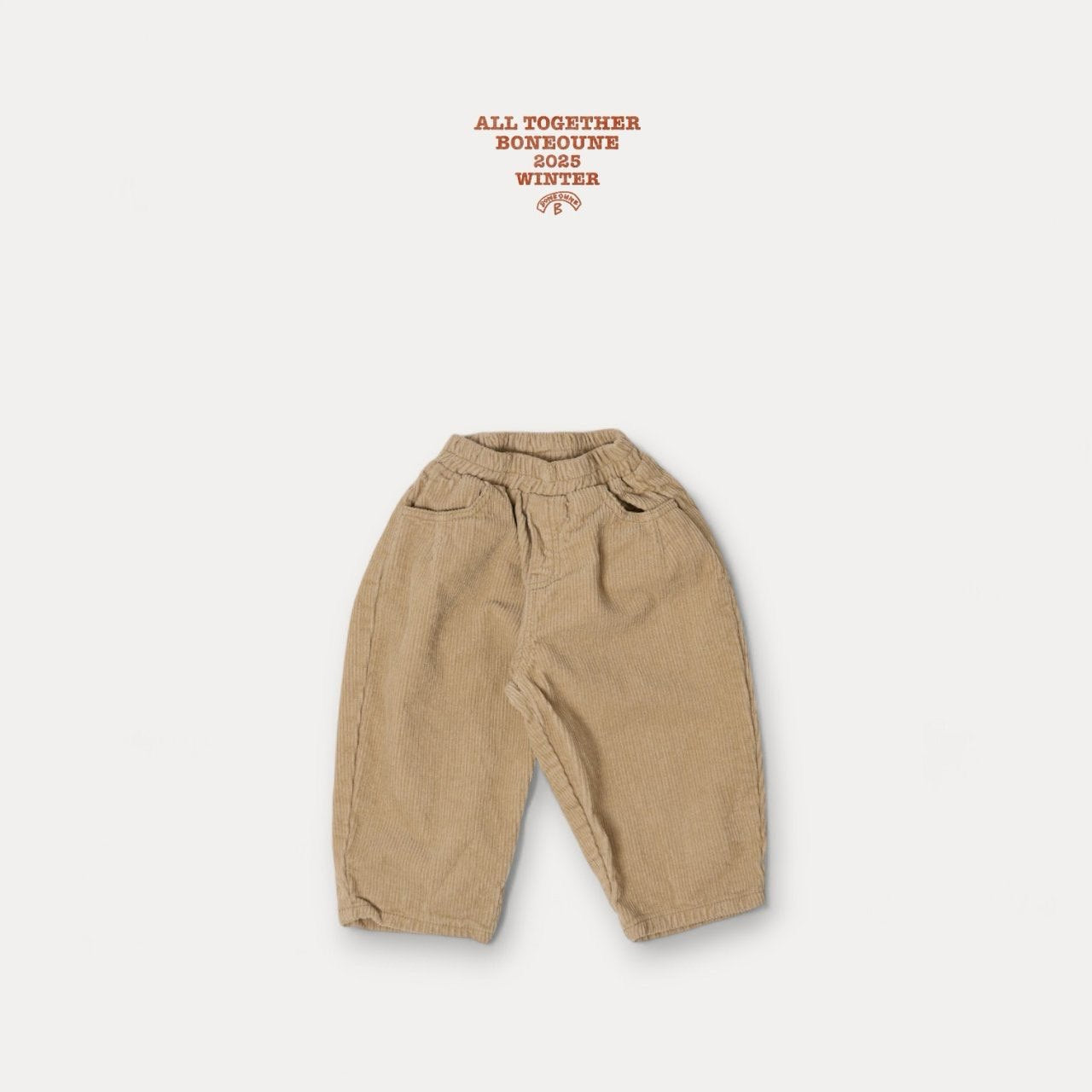 【予約】winter golden pants  / boneoune (XS-JL)