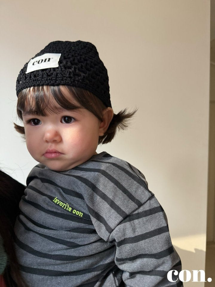 【予約】ピグメントボーダーTシャツ/ con. (XXS-M) 피그페이보릿