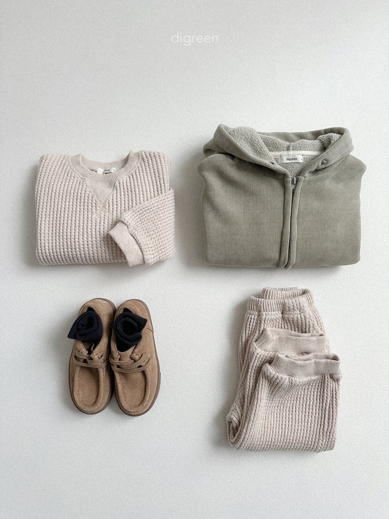 【予約】Bell Hoodie Zip up  /  digreen(S-XXL)