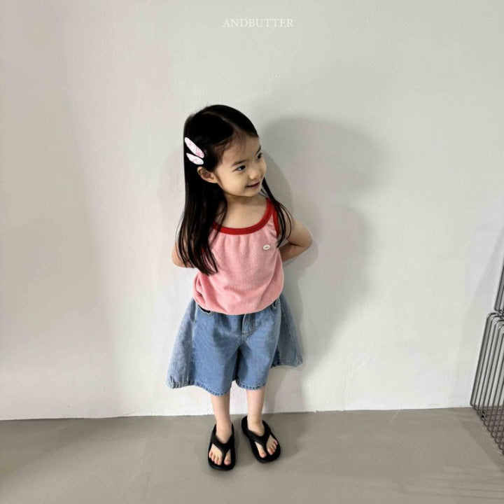 【予約】double-strap sleeveless / andbutter(S-JM)