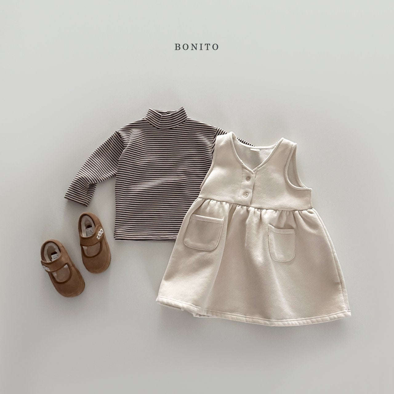 【予約】kimo one-piece  /  bonito (12m-JM)