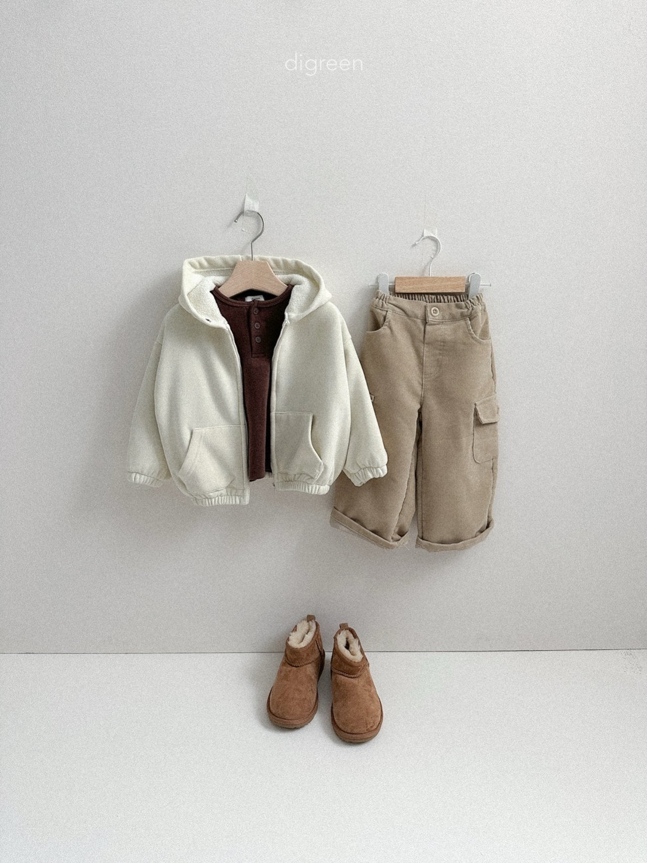 【予約】Bell Hoodie Zip up  /  digreen(S-XXL)