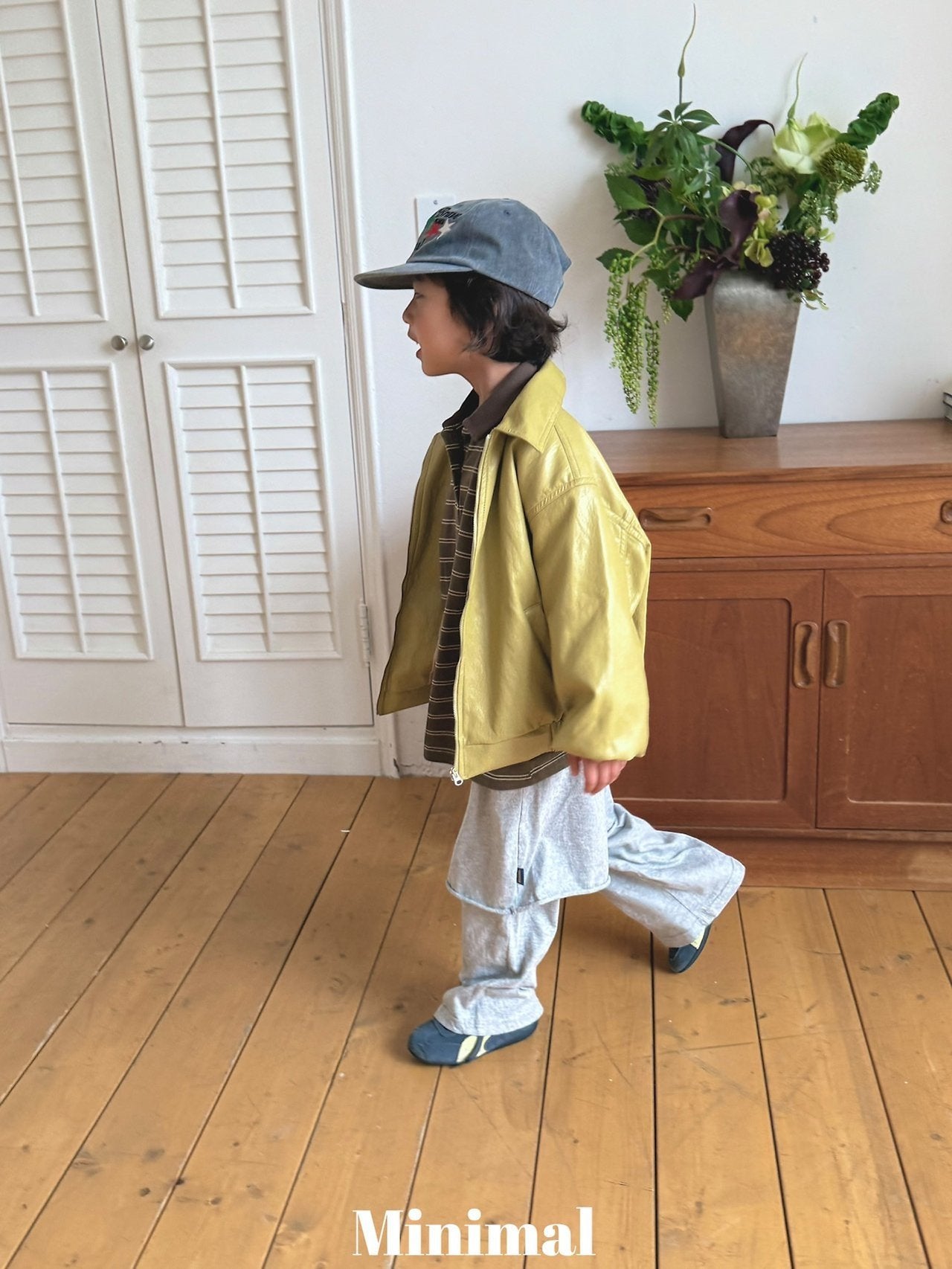 【予約】soft leather jumper / minimal (S-JM）