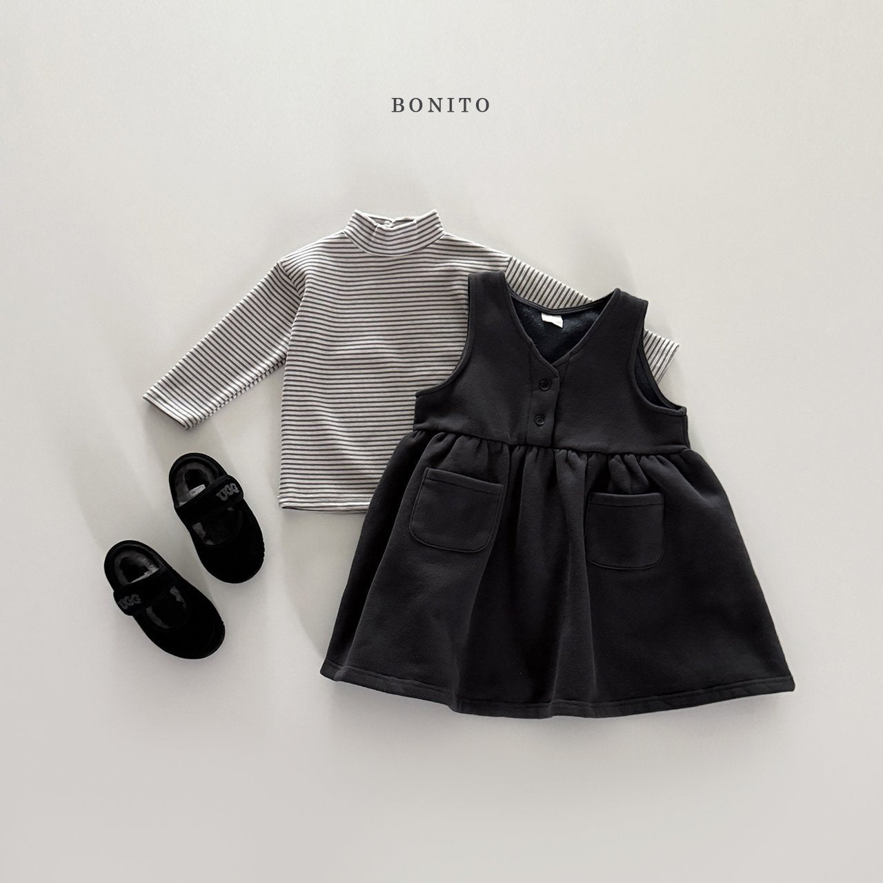 【予約】kimo one-piece  /  bonito (12m-JM)