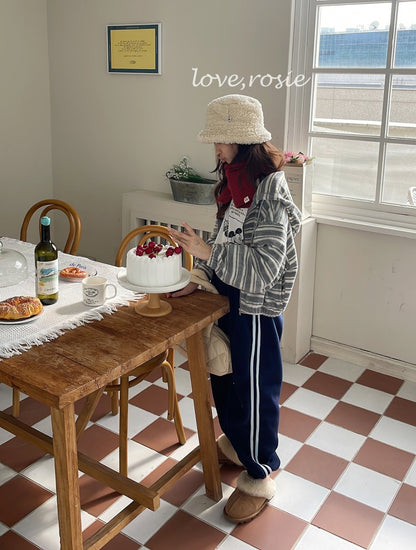 【予約】angora border zipup  / love rosie (L-2XL,adult)