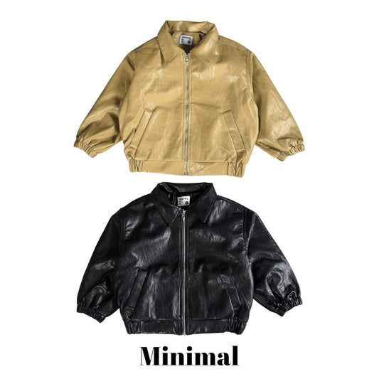 【予約】soft leather jumper / minimal (S-JM）