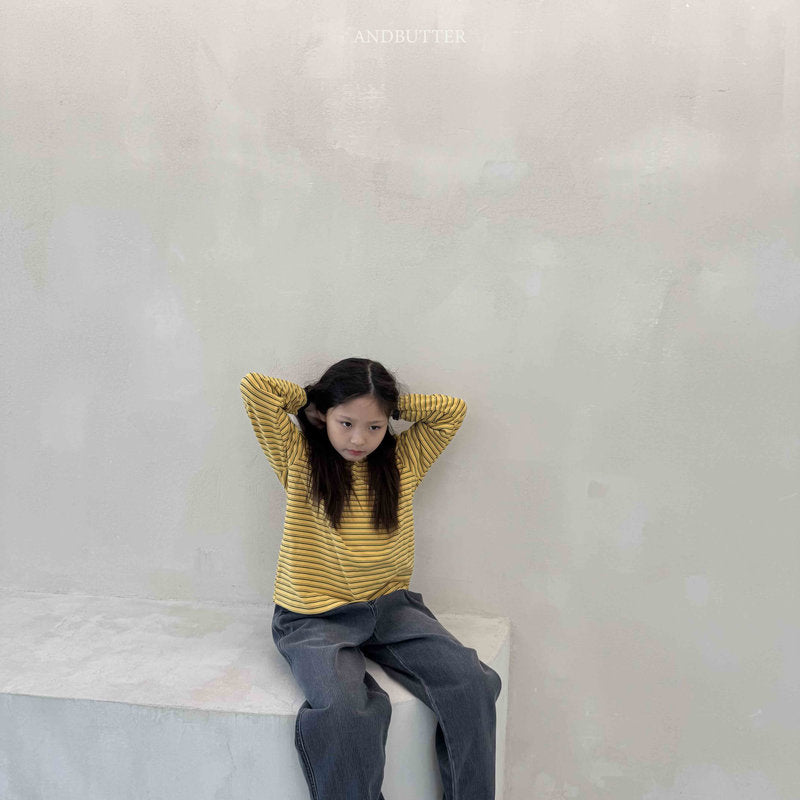 【予約】Ribby Black Pants  /  andbutter (S-JM)