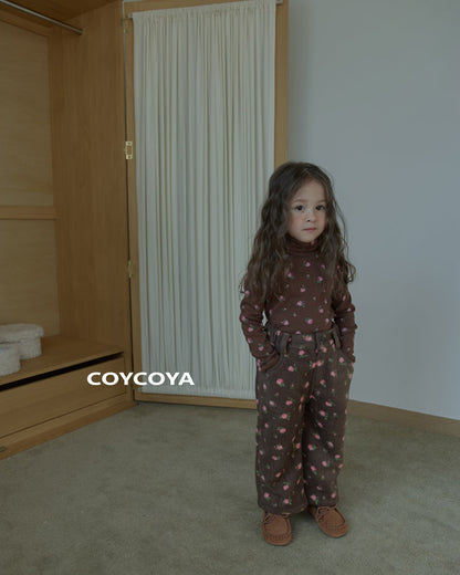 【予約】roze fleece polo T  / coycoya (XS-XL)