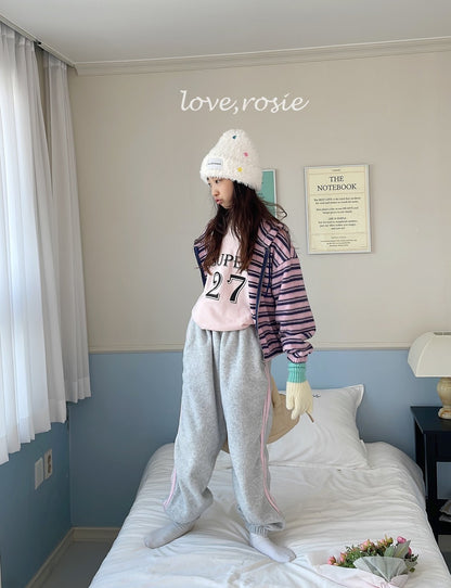 【予約】angora border zipup  / love rosie (L-2XL,adult)
