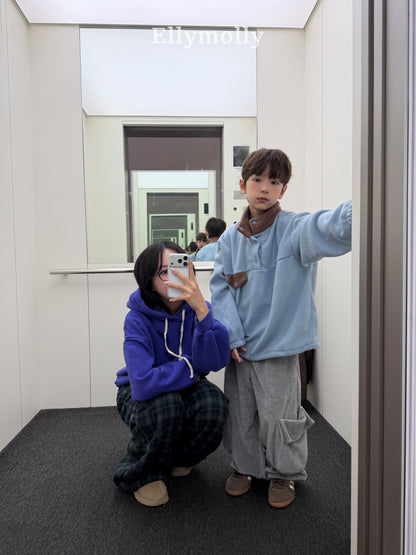 【予約】teddy fur check pt / ellymolly (5-19号)