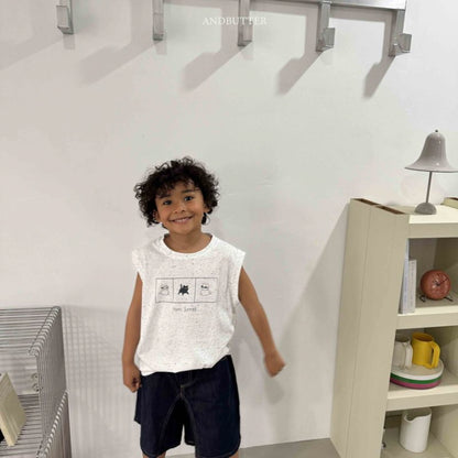 【予約】 Summer happy sleeveless / andbutter(S-JM)