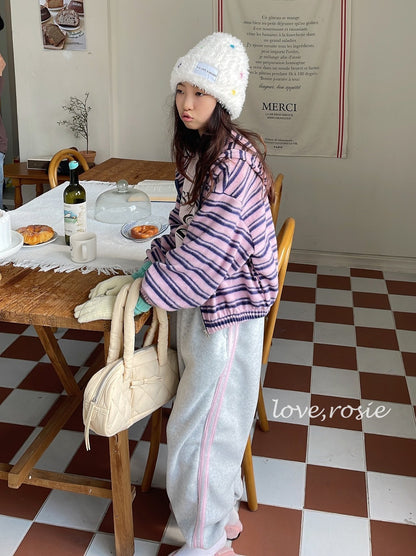 【予約】angora border zipup  / love rosie (L-2XL,adult)