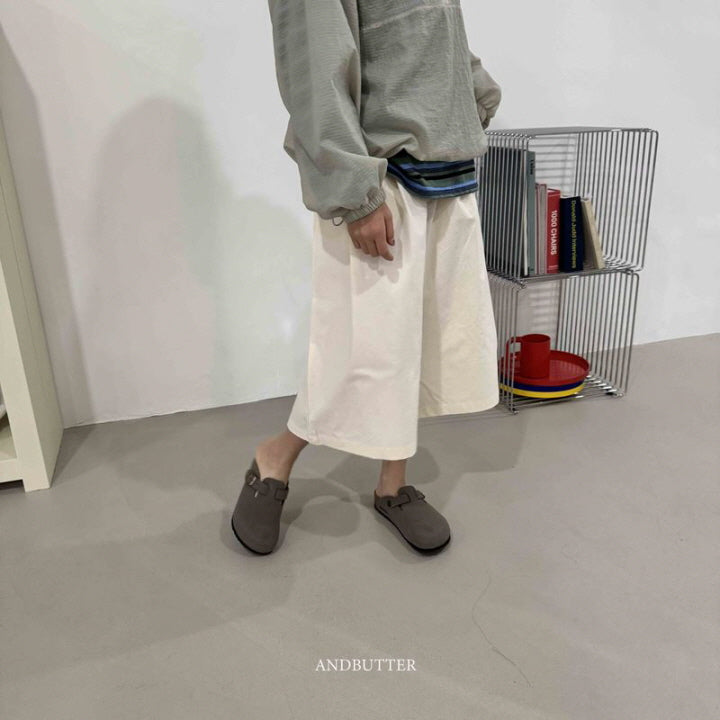 【予約】Cotton pants / andbutter(S-JM)
