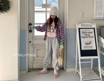 【予約】angora border zipup  / love rosie (L-2XL,adult)