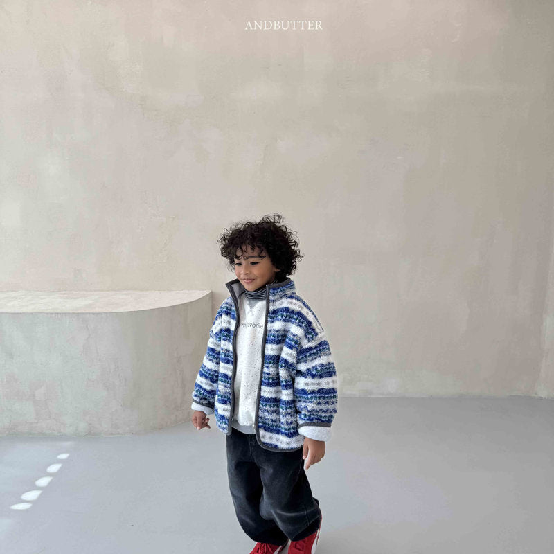 【予約】Nordic Line Jumper   /  andbutter (S-JM)