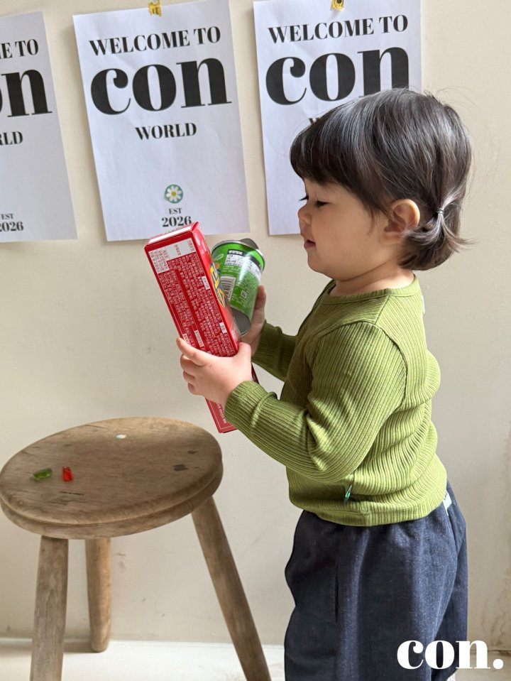 【予約】ソフトリブT / con. (XXS-M)말랑 골지