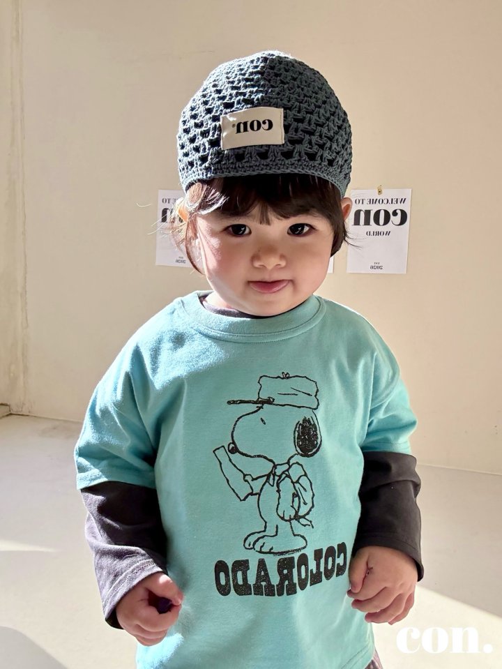 【予約】LET’S GO Tシャツ / con. (XXS-M)스눕