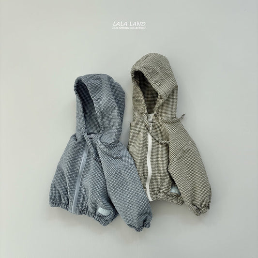 【予約】バブルチェックジャンパー / lalalamd (XS-XL)