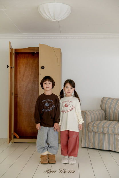 【予約】soft fleece jogger pt / apfel (S-JL)달콤솜조거