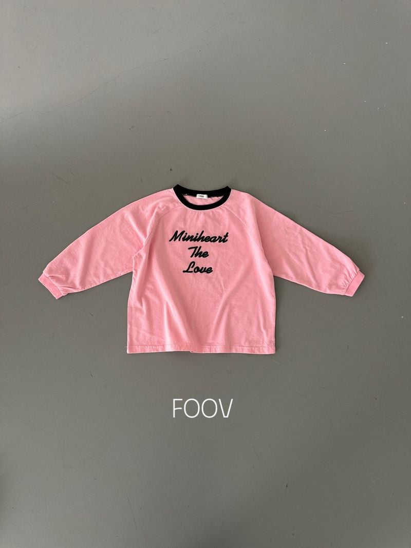 【予約】ミニハートTシャツ / FOOV (S-JM)