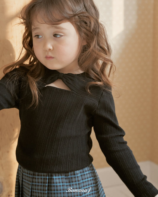 【予約】リボンT / bananaj (XS-JS)