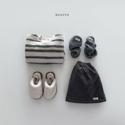 【予約】stripe boa mtm  /  bonito (12ｍ-JM) 불규칙줄덤블