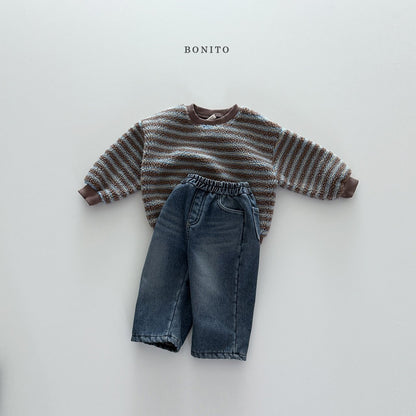 【予約】stripe boa mtm  /  bonito (12ｍ-JM) 불규칙줄덤블