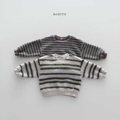 【予約】stripe boa mtm  /  bonito (12ｍ-JM) 불규칙줄덤블
