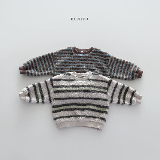 【予約】stripe boa mtm  /  bonito (12ｍ-JM) 불규칙줄덤블
