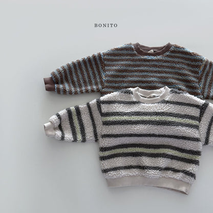 【予約】stripe boa mtm  /  bonito (12ｍ-JM) 불규칙줄덤블