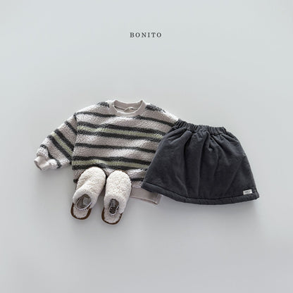 【予約】stripe boa mtm  /  bonito (12ｍ-JM) 불규칙줄덤블