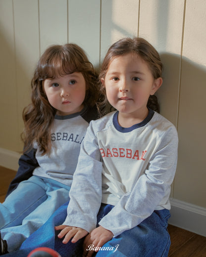 【予約】ベースボールTシャツ / bananaj (XS-JS)