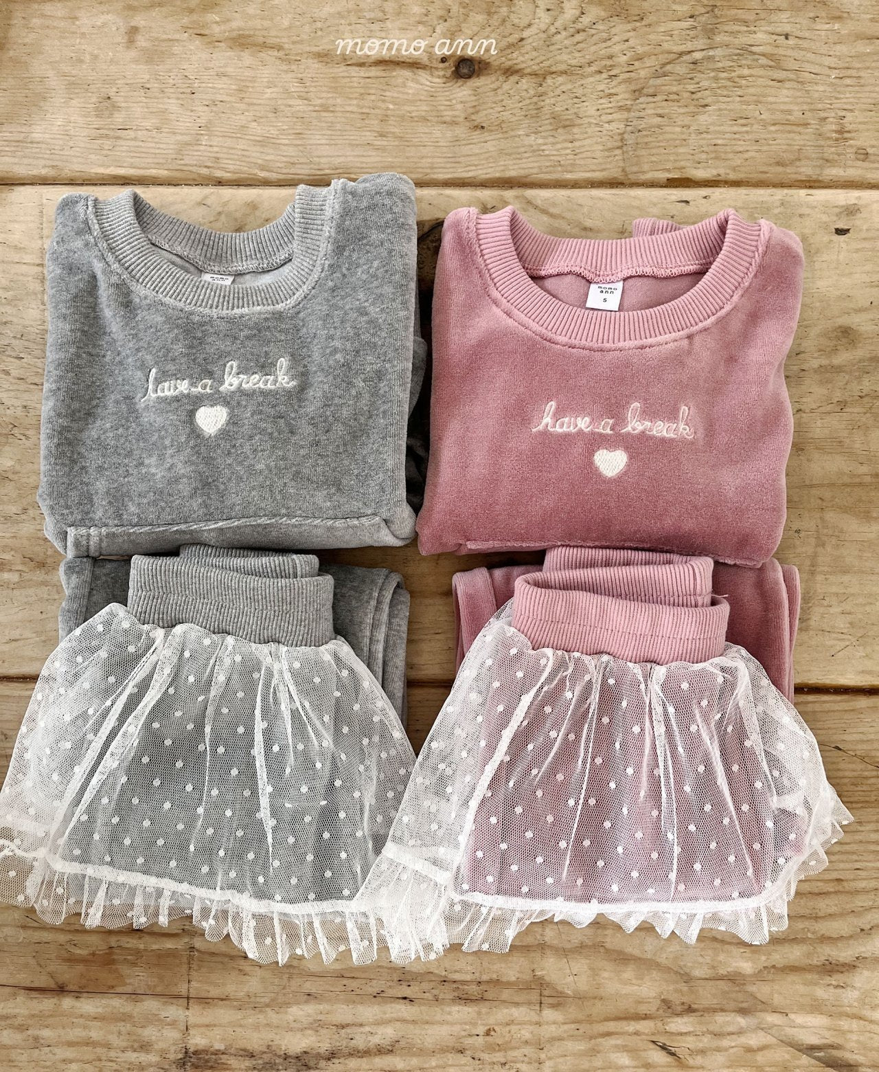 【予約】velour set up  /  momoann (5-15号)