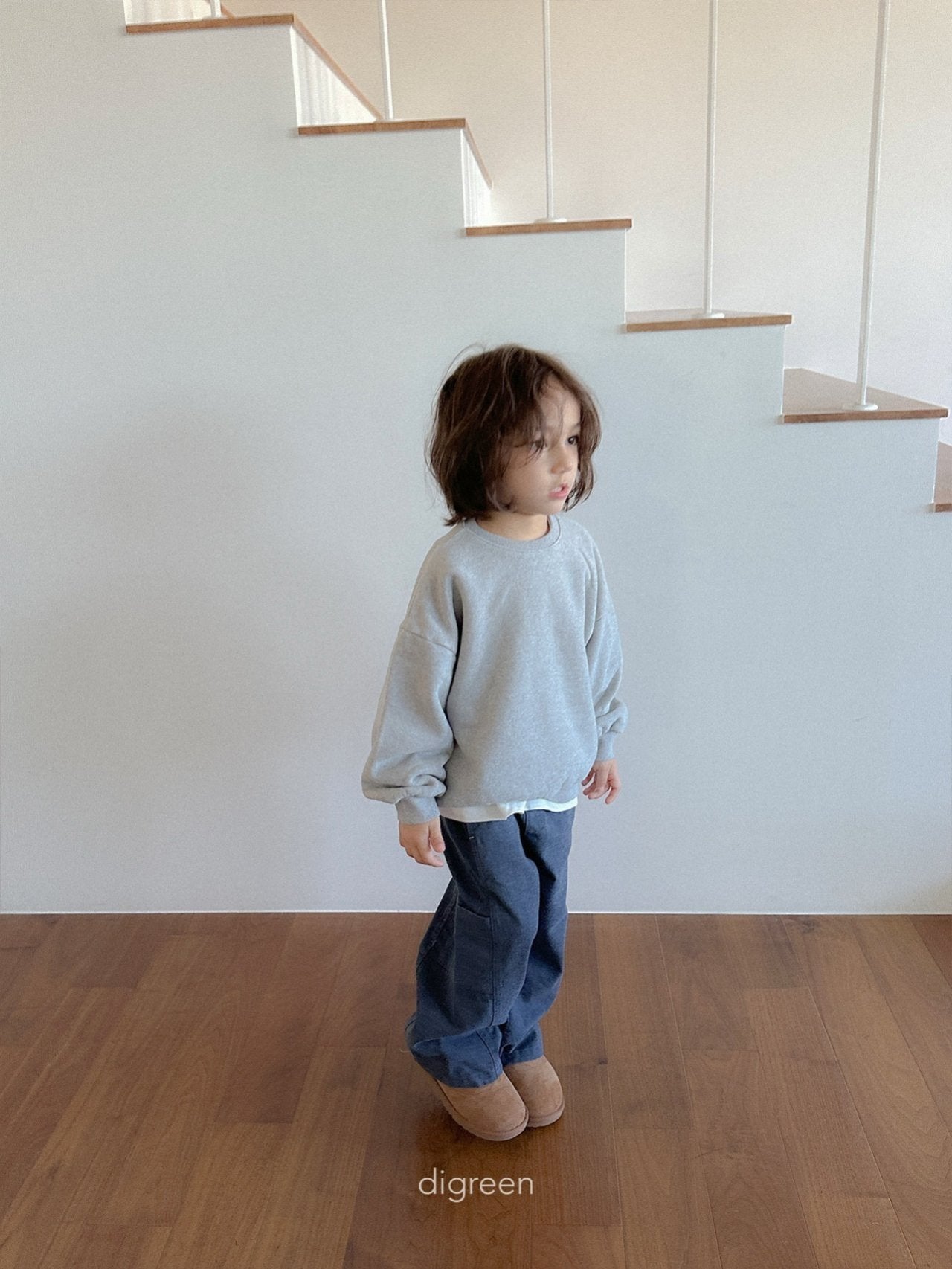 【予約】Flat Wide Pants  /  digreen(S-XXL)