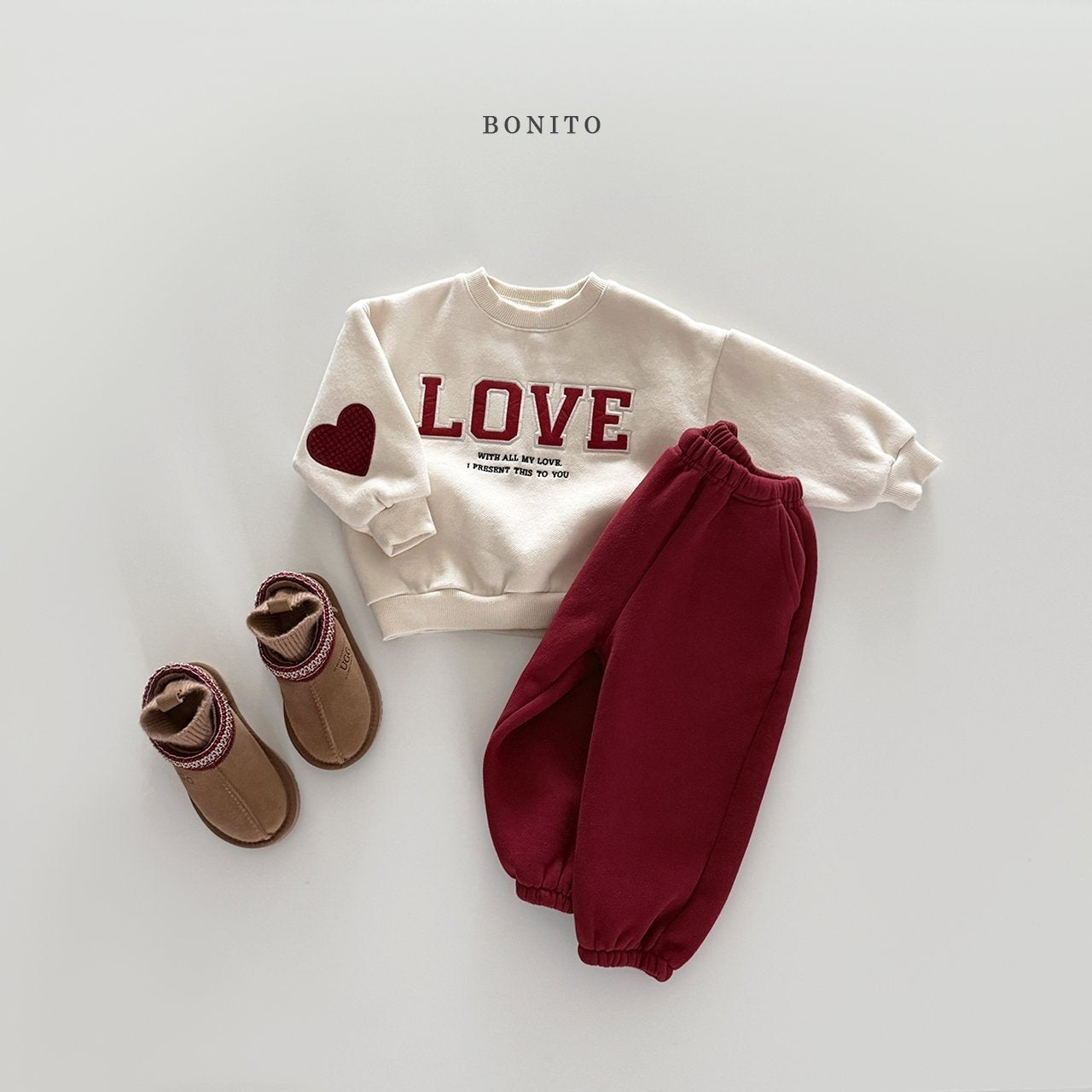 【予約】LOVE heart mtm  /  bonito (12ｍ-JM)